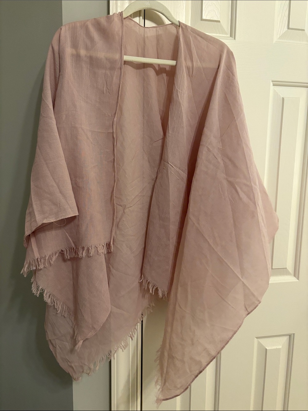 Blush Pink Lightweight Shawl